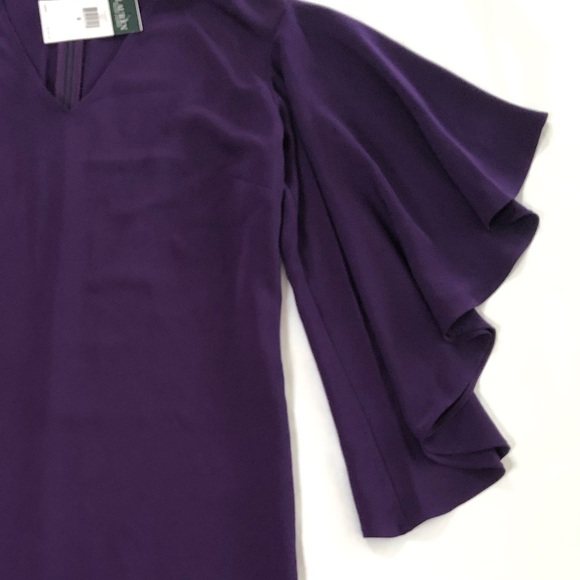 Lauren Ralph Lauren Arieana Crepe Cocktail Dress - Picture 6 of 8